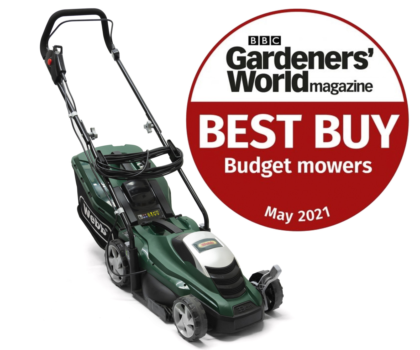 Webb Classic 33cm (13") Electric Rotary Lawnmower